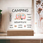 Whimsical Camping LED Night Light