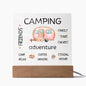 Whimsical Camping LED Night Light