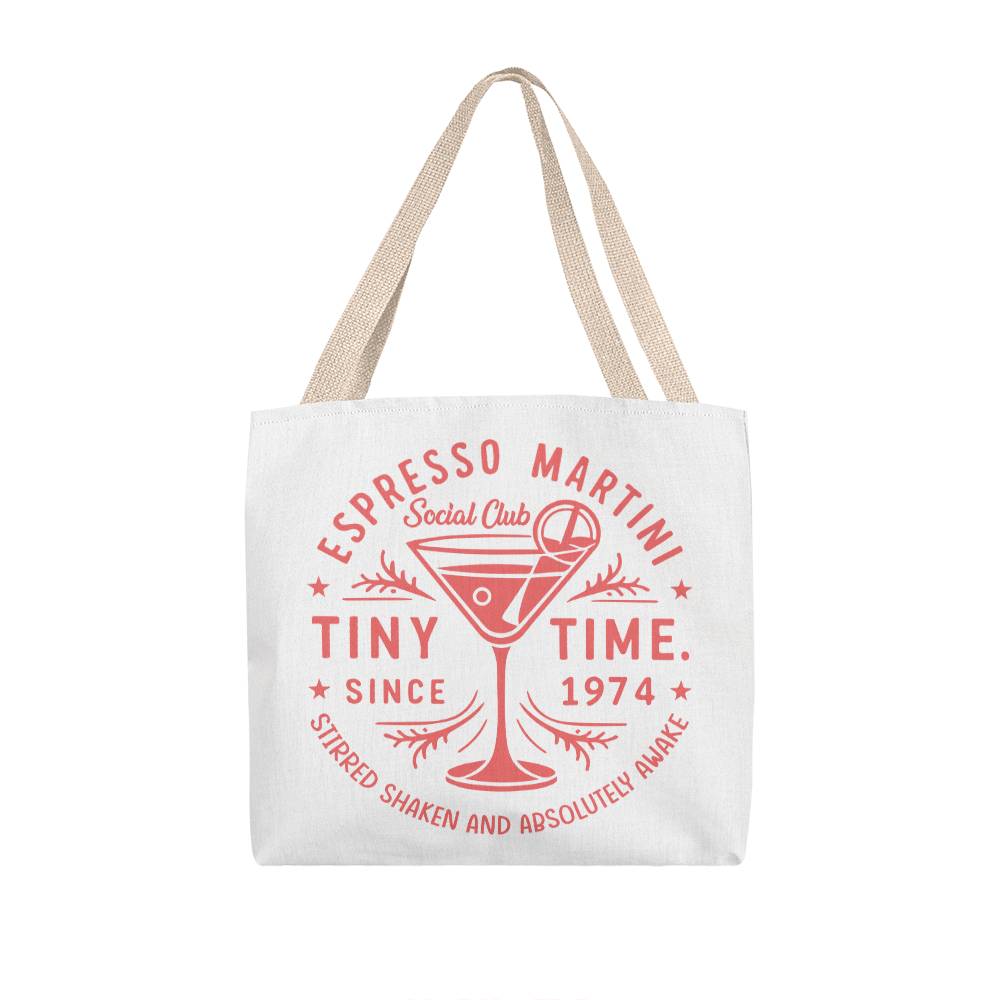 Caffeinated Cocktails Tote: Espresso Martini Edition