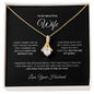 To My Beautiful Wife Alluring Beauty Necklace