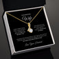To My Beautiful Wife Alluring Beauty Necklace