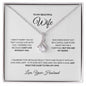 To My Beautiful Wife Alluring Beauty Necklace