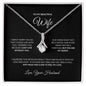 To My Beautiful Wife Alluring Beauty Necklace