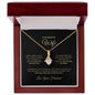 To My Beautiful Wife Alluring Beauty Necklace
