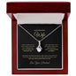 To My Beautiful Wife Alluring Beauty Necklace
