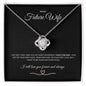 Future Wife Love Knot Necklace