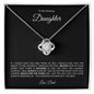 Amazing Daughter - Love Knot Necklace