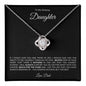 Amazing Daughter - Love Knot Necklace