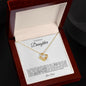 Love Knot Necklace for My Amazing Daughter