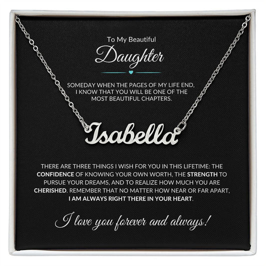 Beautiful Daughter Personalized Necklace