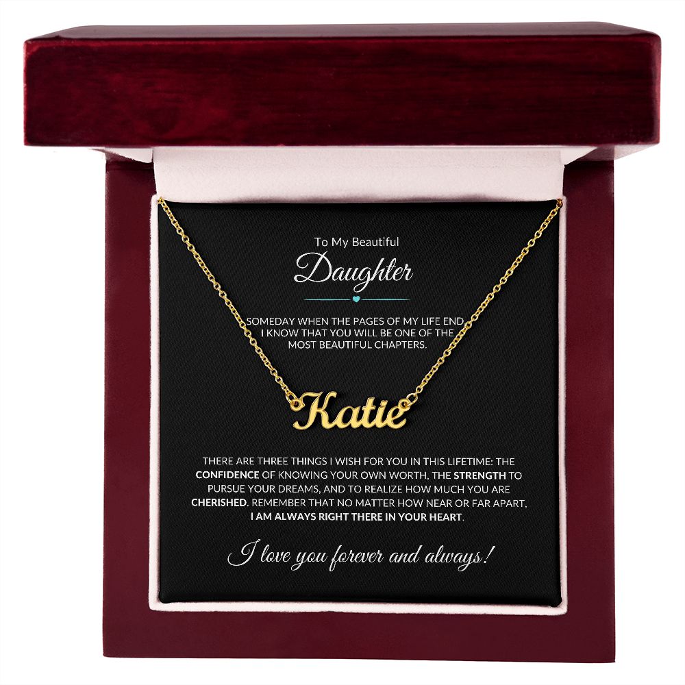 Beautiful Daughter Personalized Necklace