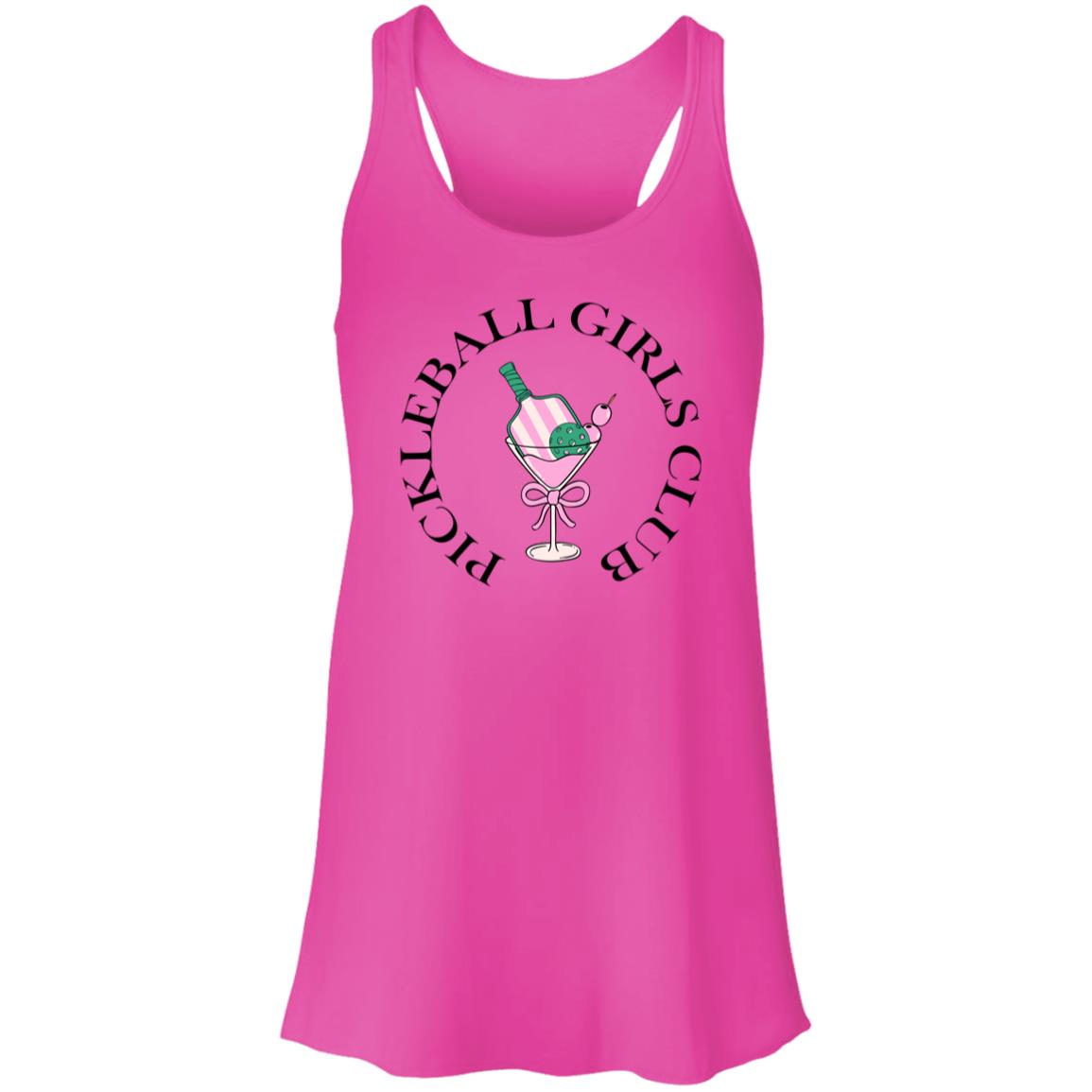 Country Club Chic Pickleball Girls Flowy Tank Top