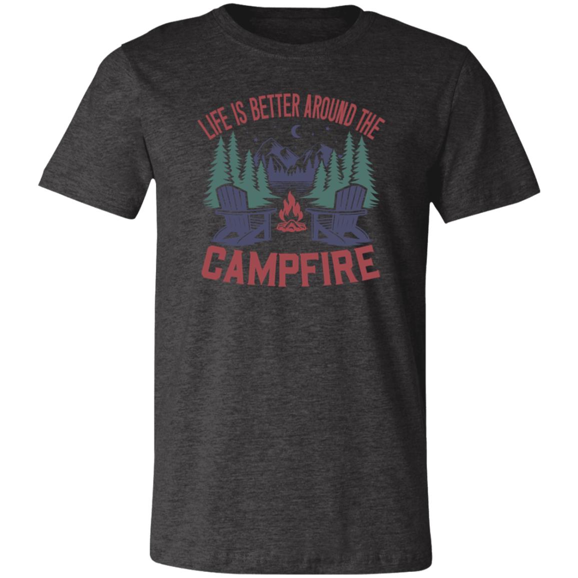 Life is Better Around the Campfire Unisex Jersey Short-Sleeve T-Shirt