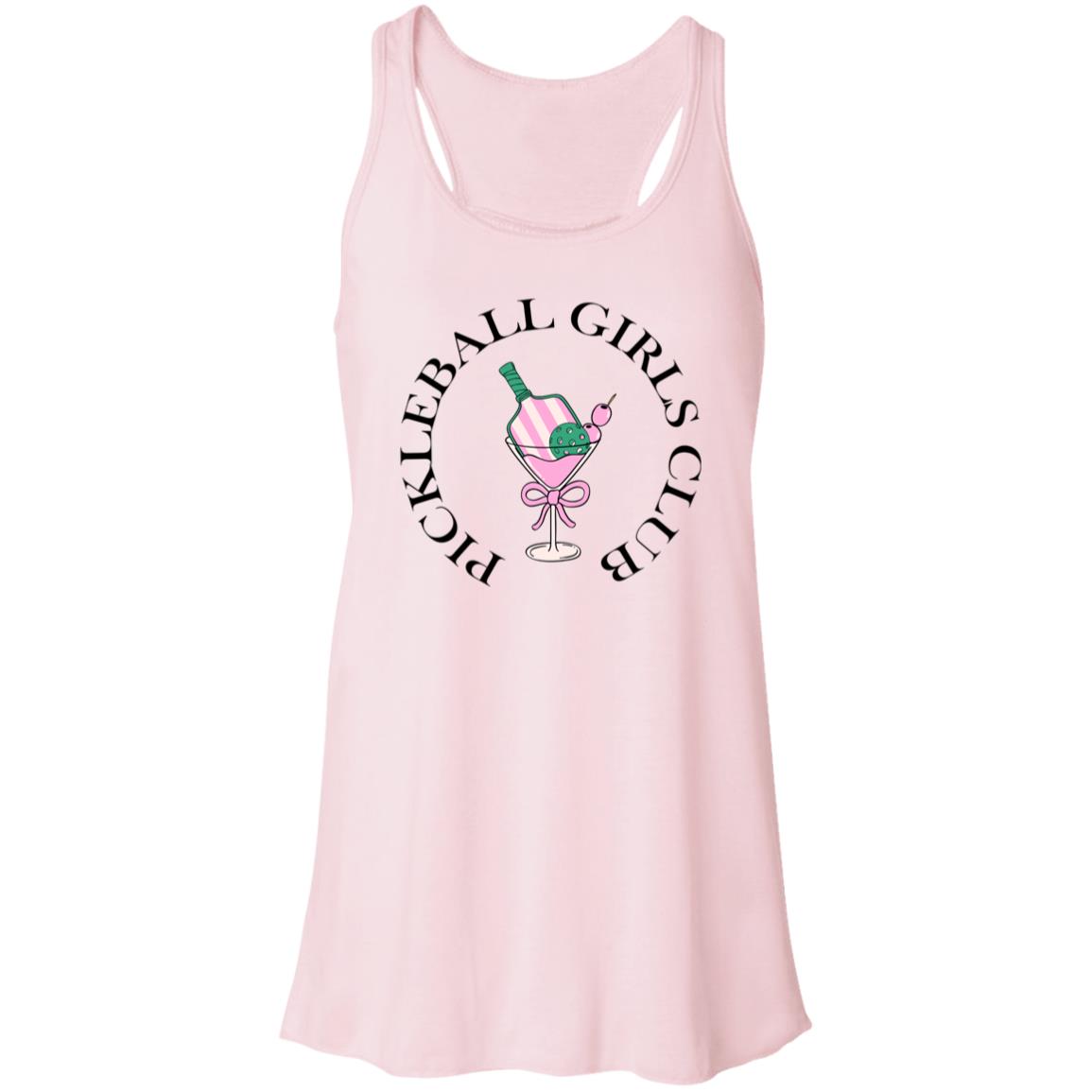Country Club Chic Pickleball Girls Flowy Tank Top