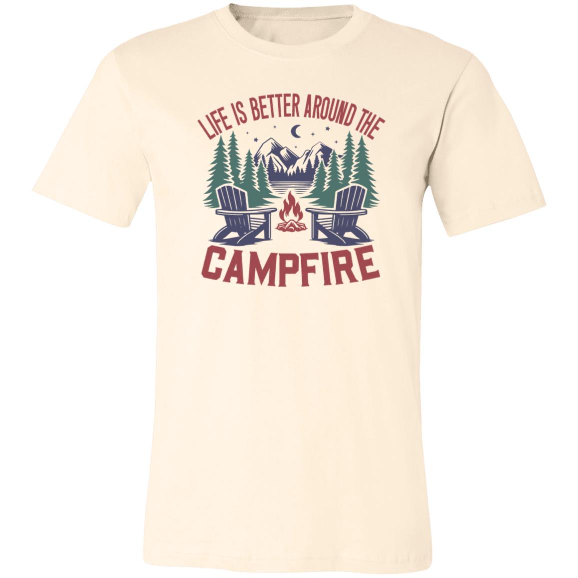 Life is Better Around the Campfire Unisex Jersey Short-Sleeve T-Shirt
