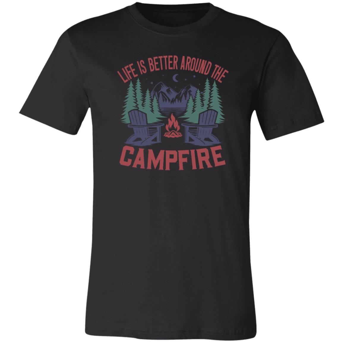 Life is Better Around the Campfire Unisex Jersey Short-Sleeve T-Shirt