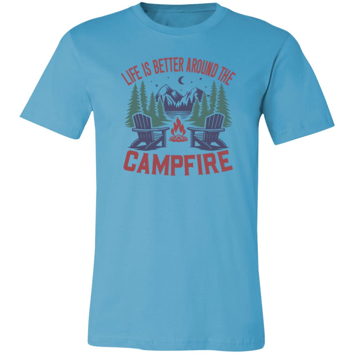 Life is Better Around the Campfire Unisex Jersey Short-Sleeve T-Shirt