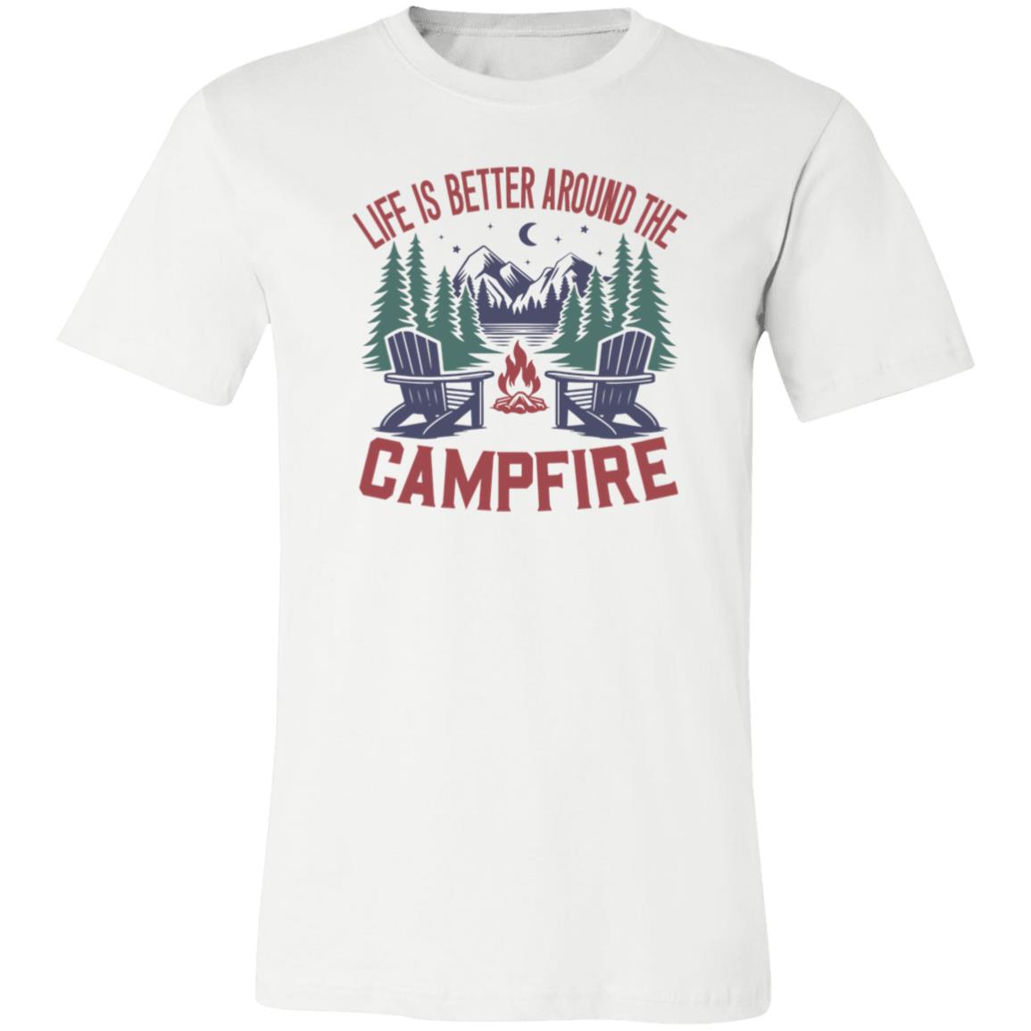 Life is Better Around the Campfire Unisex Jersey Short-Sleeve T-Shirt