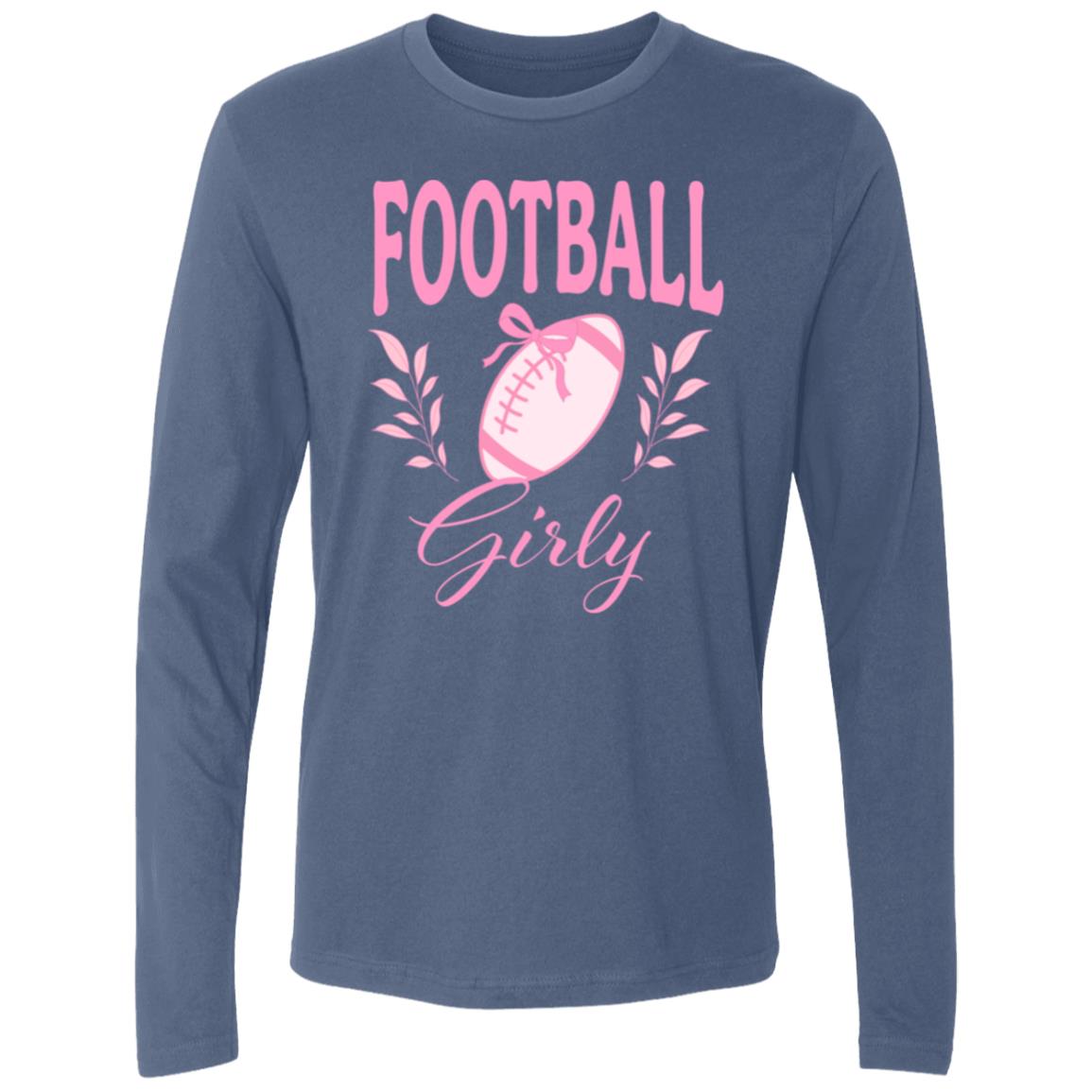 Football Girly Long Sleeve T-Shirt