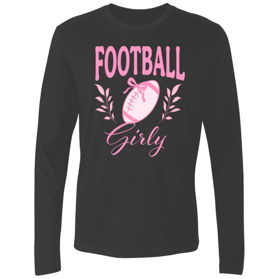 Football Girly Long Sleeve T-Shirt