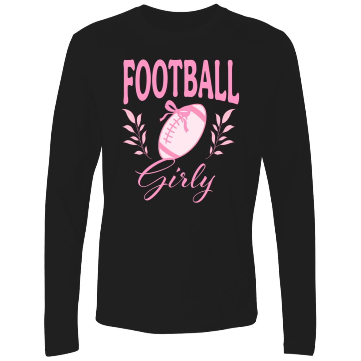 Football Girly Long Sleeve T-Shirt