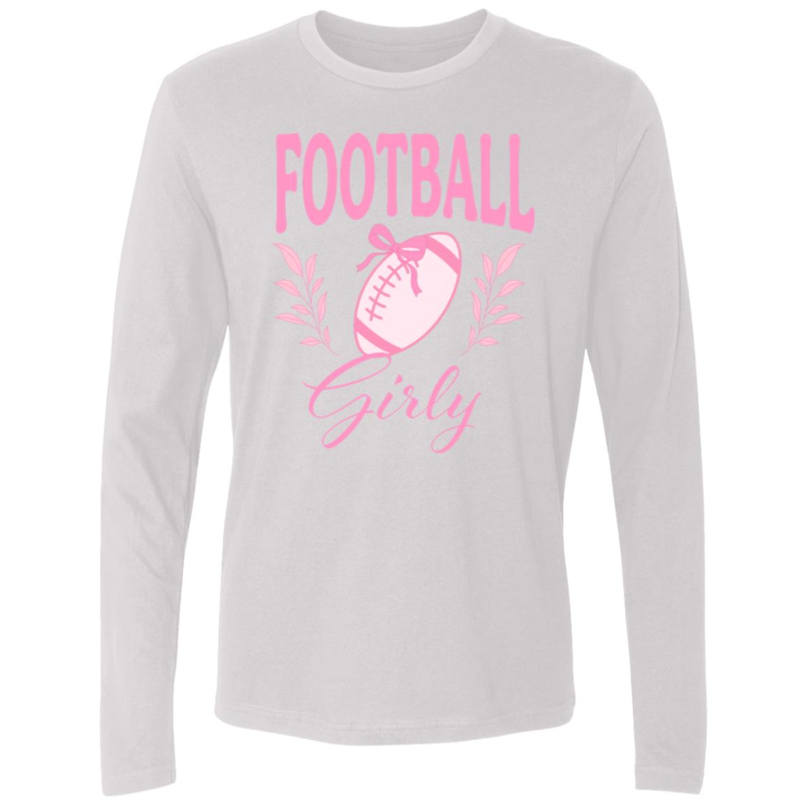 Football Girly Long Sleeve T-Shirt