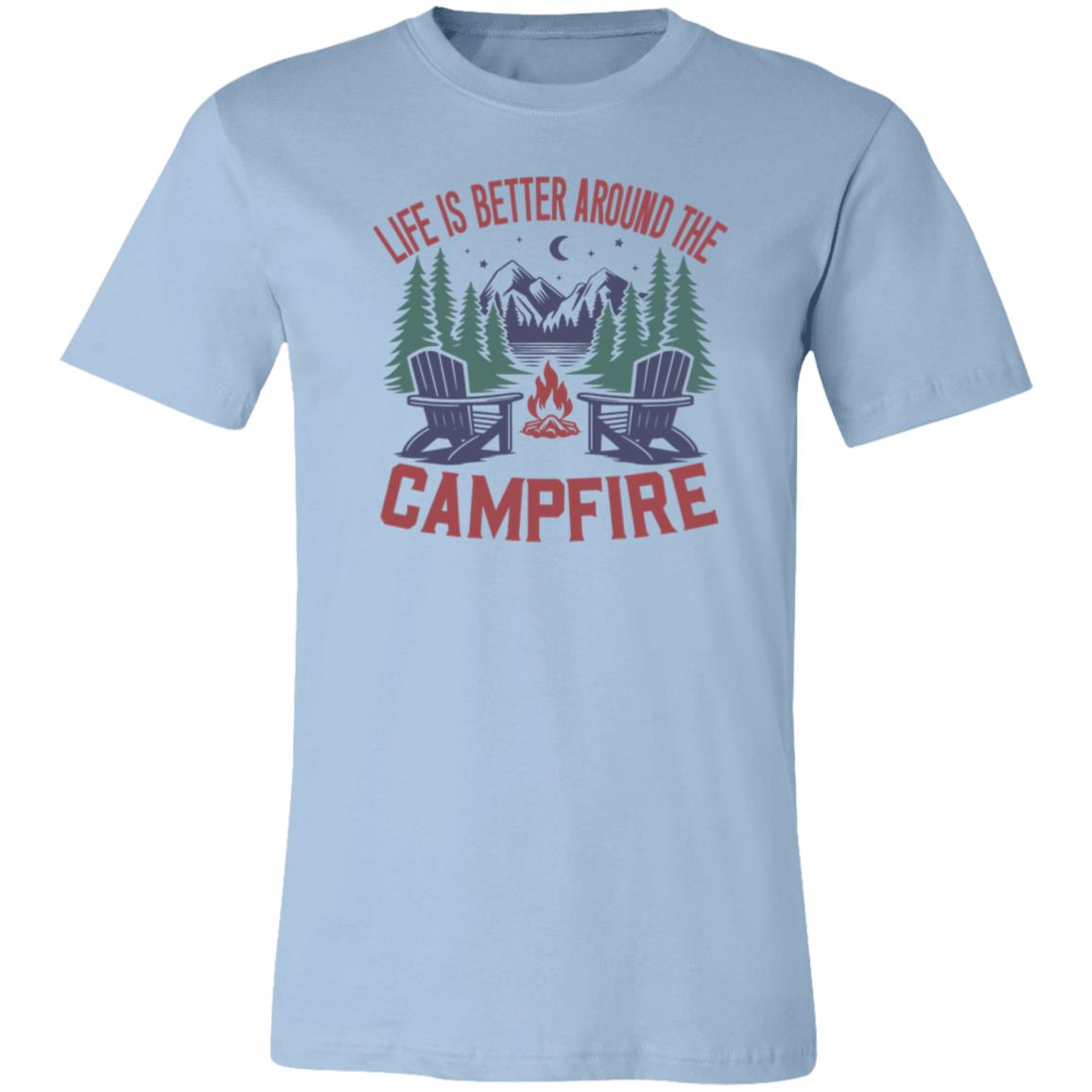Life is Better Around the Campfire Unisex Jersey Short-Sleeve T-Shirt