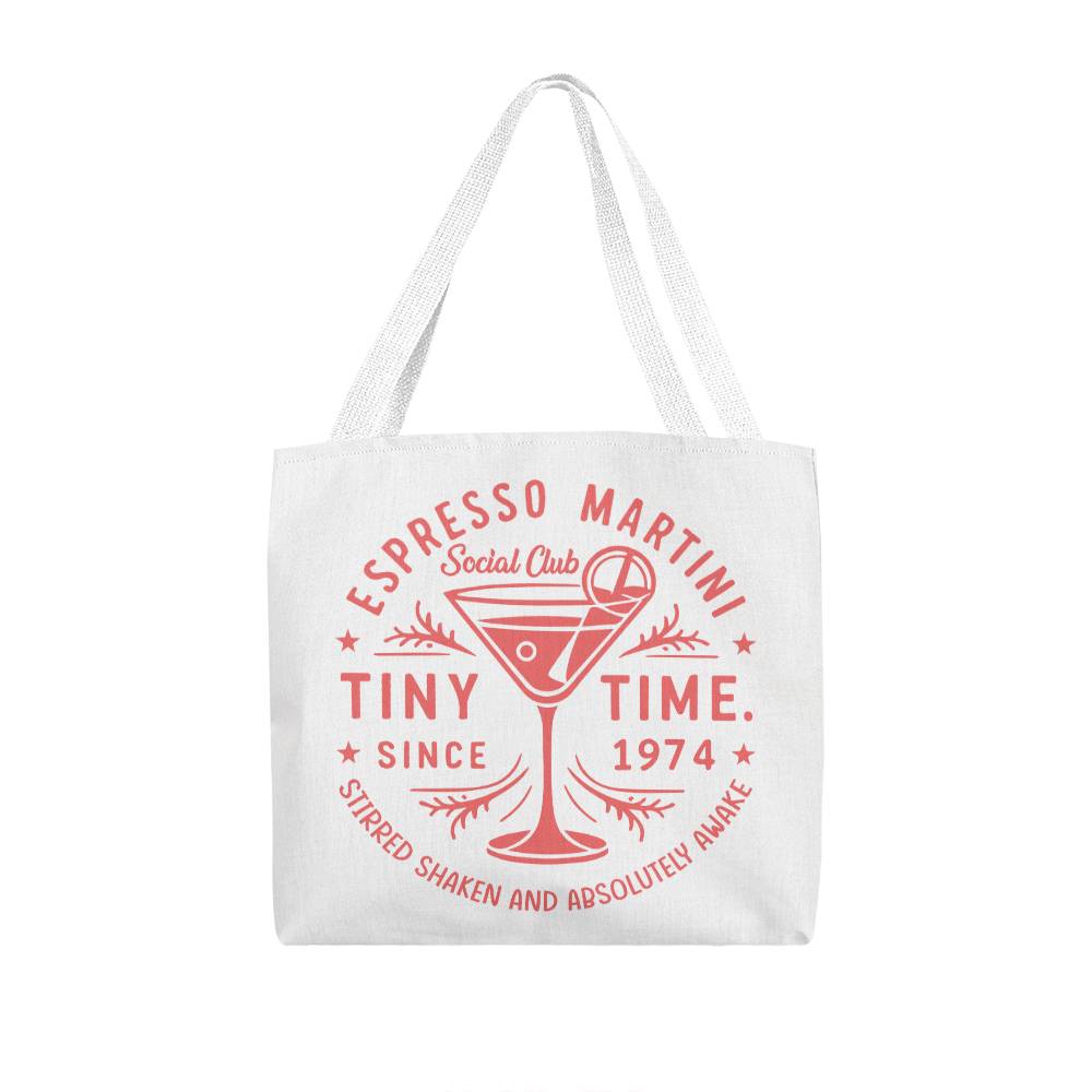 Caffeinated Cocktails Tote: Espresso Martini Edition