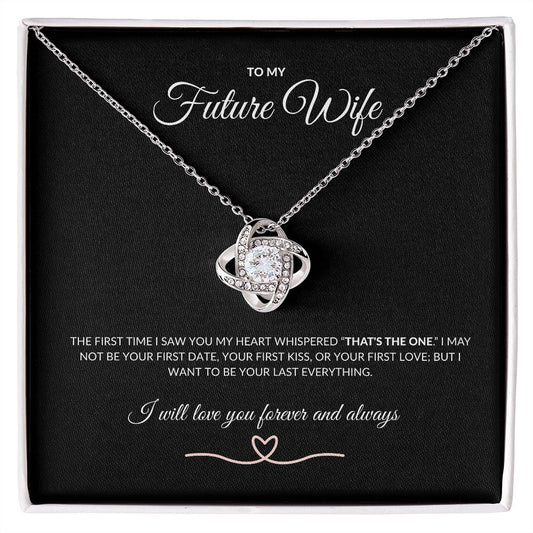 Future Wife Love Knot Necklace