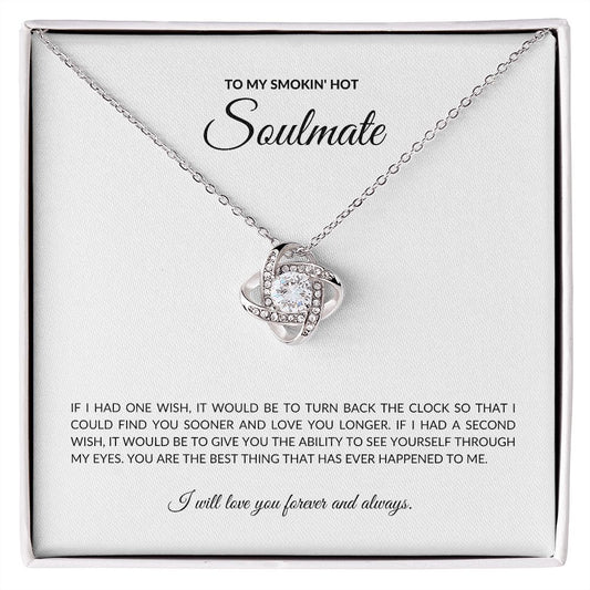 Smokin' Hot Soulmate - Love Knot Necklace