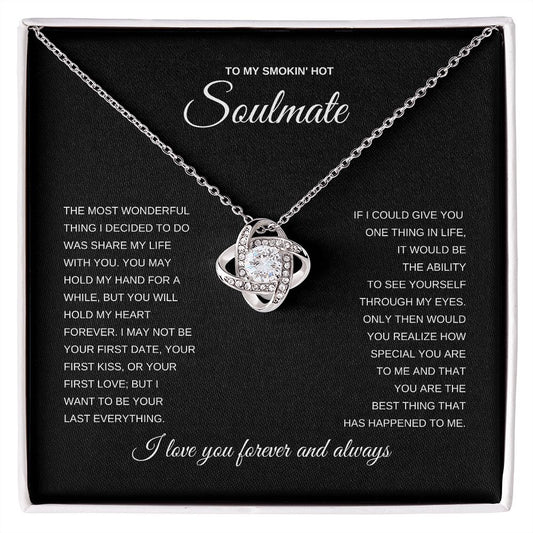 Smokin' Hot Soulmate Love Knot Necklace