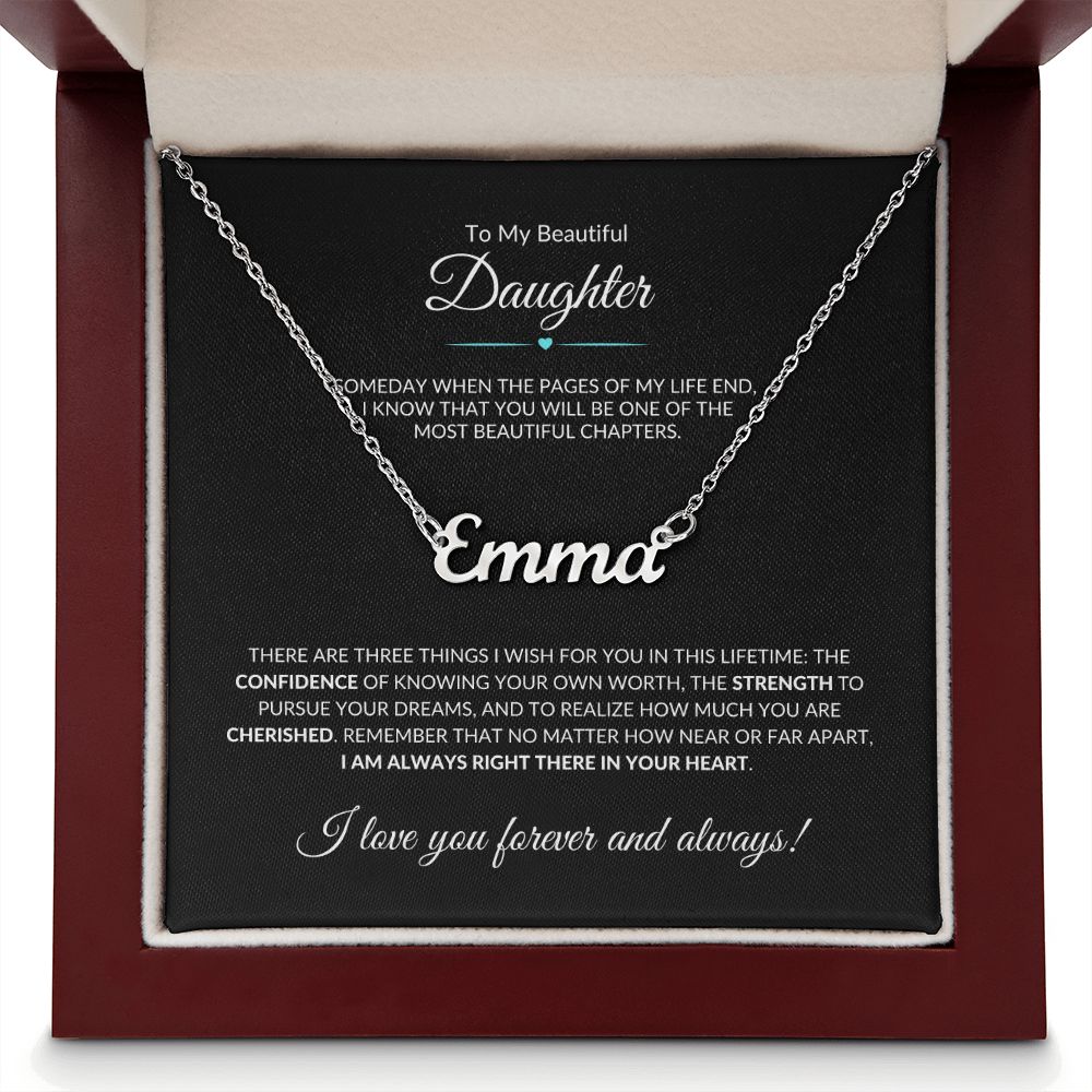 Beautiful Daughter Personalized Necklace