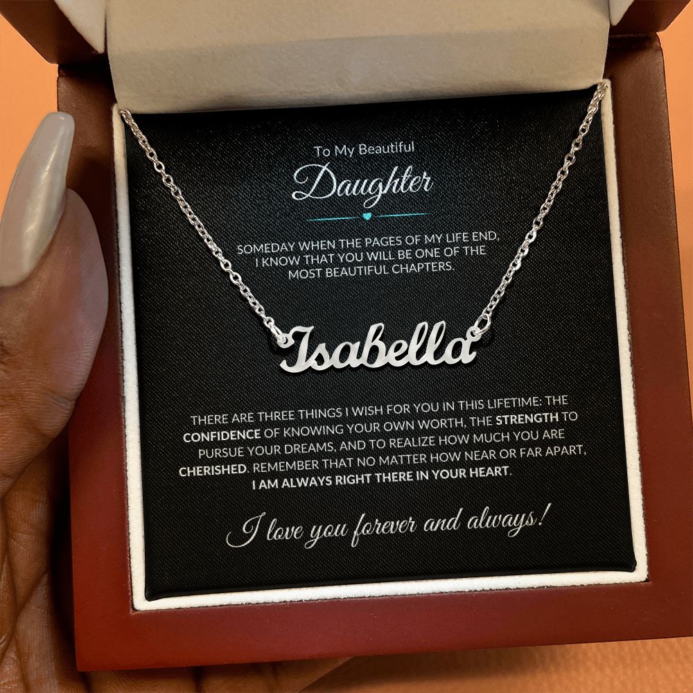 Beautiful Daughter Personalized Necklace