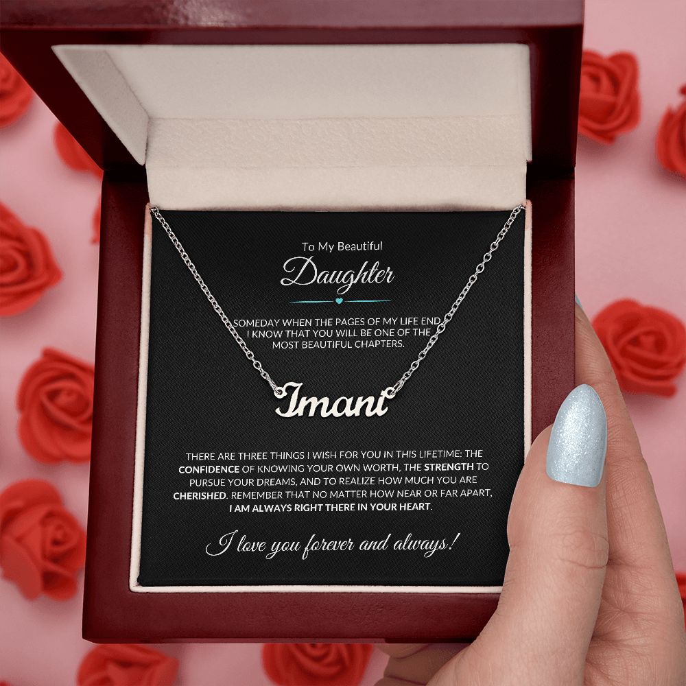Beautiful Daughter Personalized Necklace