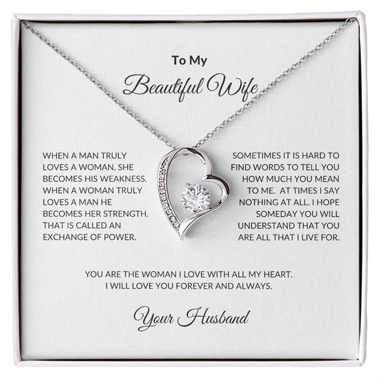 Beautiful Wife - Forever Love Necklace