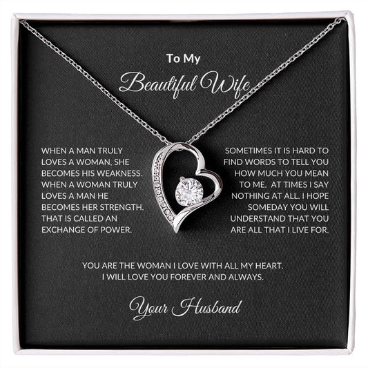 Beautiful Wife - Forever Love Necklace